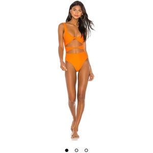 NWOT Tularosa Merra One Piece in Fruity Orange